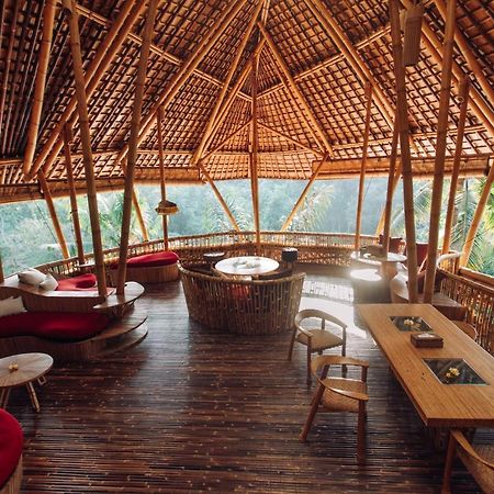 Temple House 3Bds Eco Bamboo House Pool River View Bringkit Extérieur photo