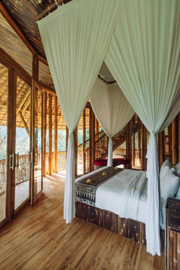Temple House 3Bds Eco Bamboo House Pool River View Bringkit Extérieur photo