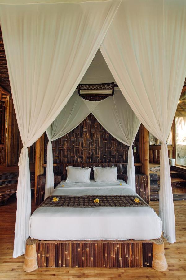 Temple House 3Bds Eco Bamboo House Pool River View Bringkit Extérieur photo