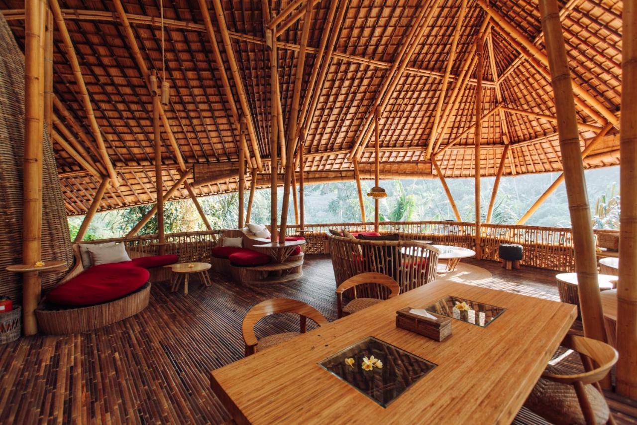 Temple House 3Bds Eco Bamboo House Pool River View Bringkit Extérieur photo