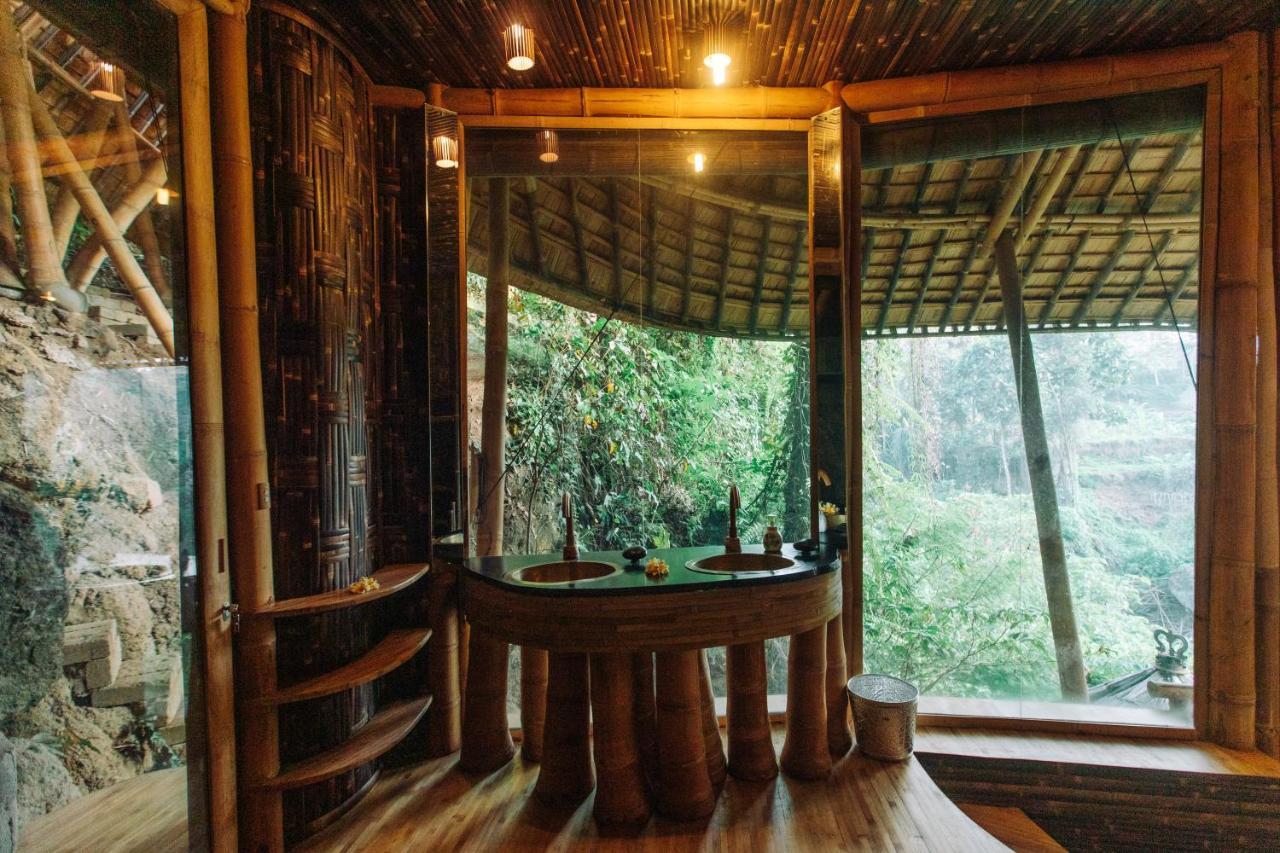 Temple House 3Bds Eco Bamboo House Pool River View Bringkit Extérieur photo