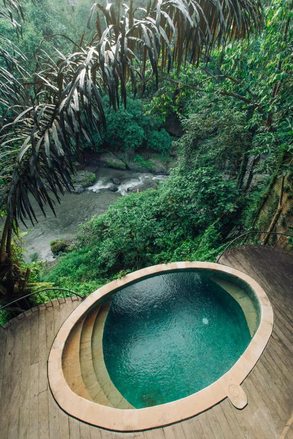 Temple House 3Bds Eco Bamboo House Pool River View Bringkit Extérieur photo