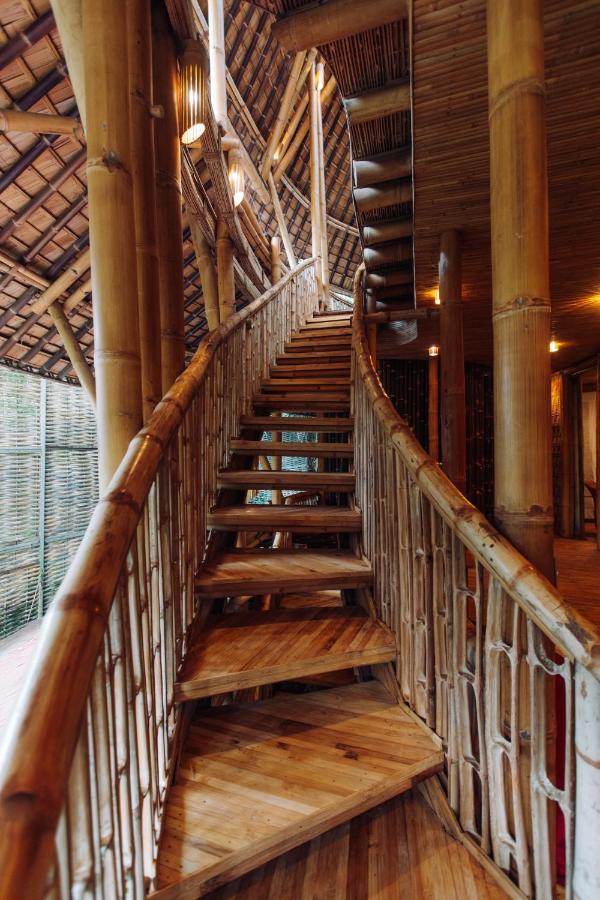 Temple House 3Bds Eco Bamboo House Pool River View Bringkit Extérieur photo